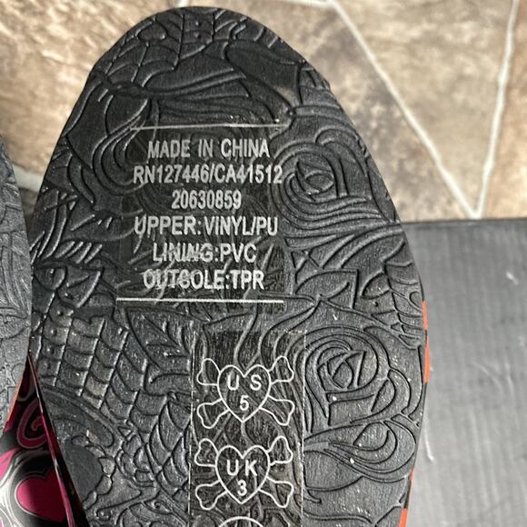 New in Box Iron Fist Orange Power Peep Toe Flat Sz 5 - Picture 10 of 14